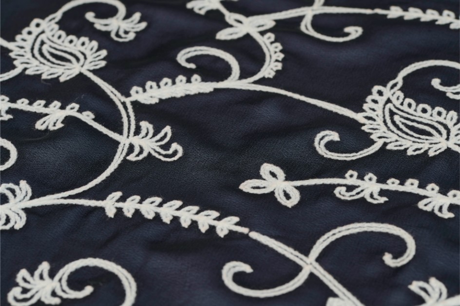 Embroidery on Chiffon - 27